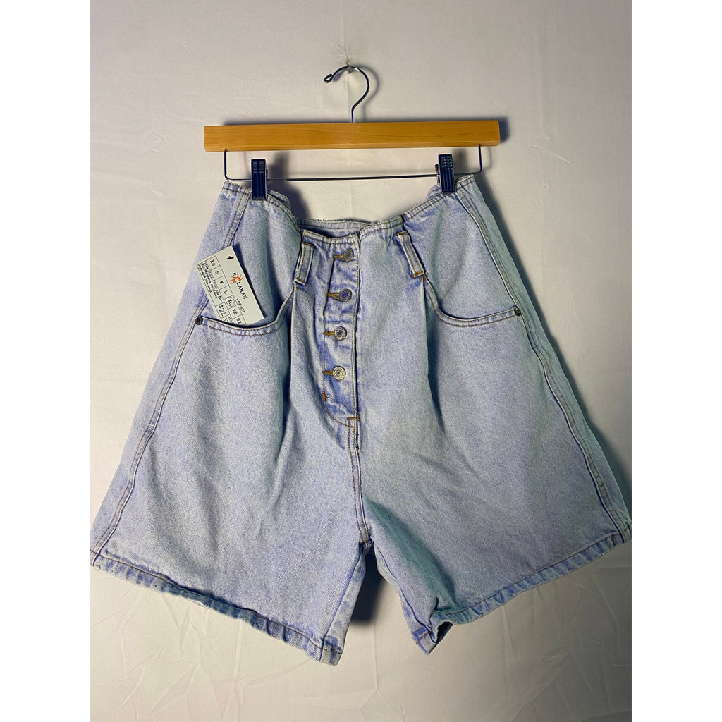 Vintage 90s Absolutely! No! High Waist Mom Jeans Light Wash Size XL Button Fly