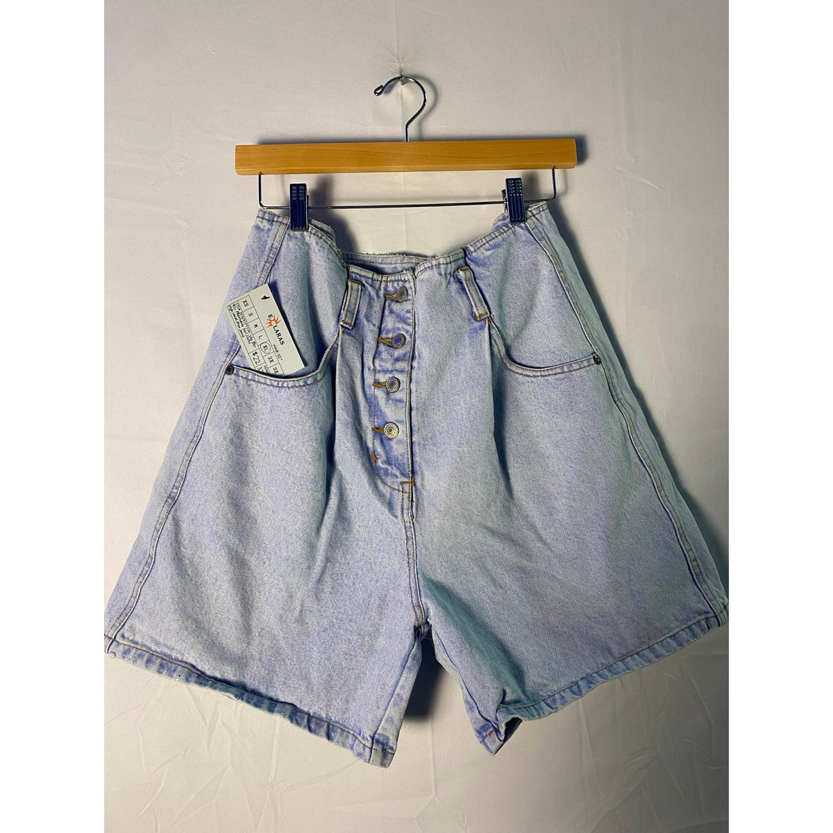 Vintage 90s Absolutely! No! High Waist Mom Jeans Light Wash Size XL Button Fly