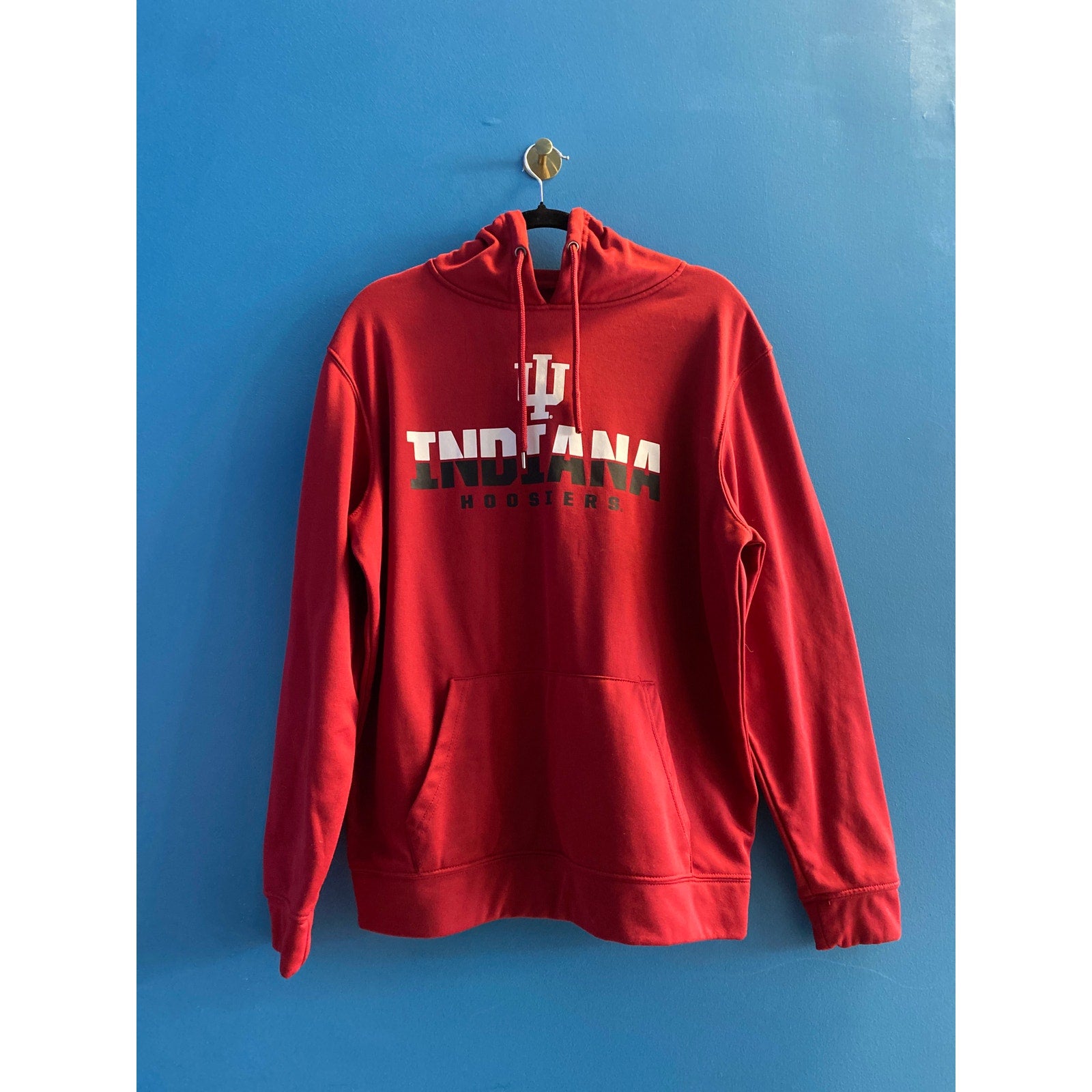 Indiana Hoosiers Hoodie Pullover Sweatshirt Two Tone Men's Size Small-Medium