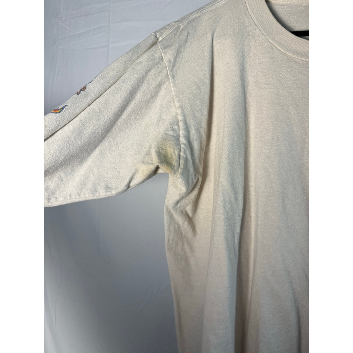 Harley Davidson Indianapolis,IN Flames Graphic Print White Long Sleeve Shirt