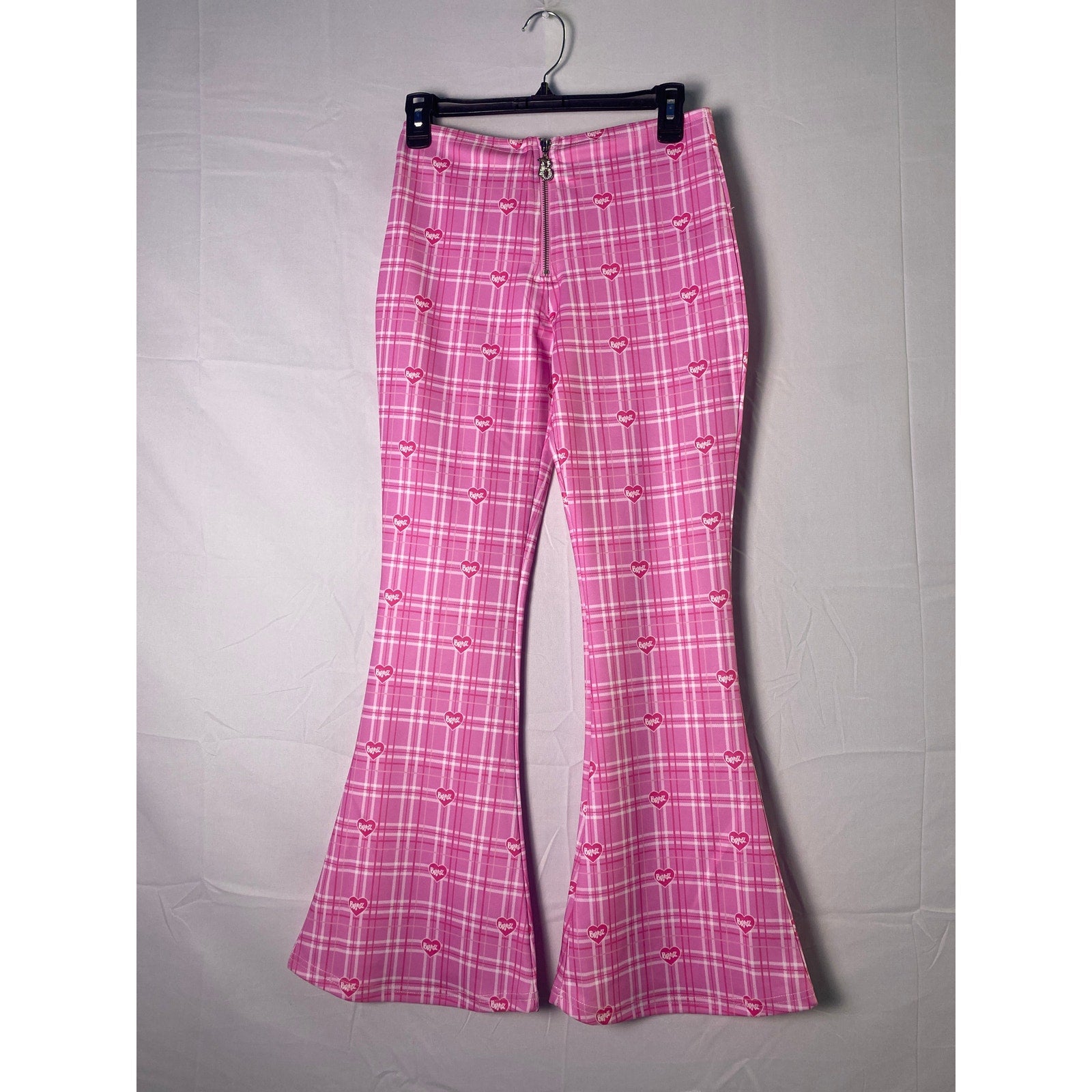 Dolls Kill x Bratz Pretty In Punk Plaid Flared Pants Women's Size Small