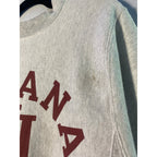 Champion Indiana University Crewneck Gray Sweatshirt Men's Small Reverse Weave