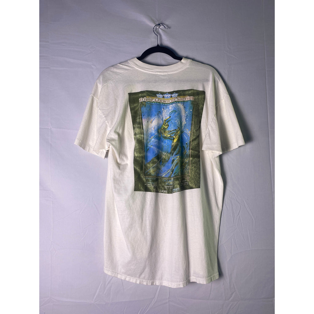 Stedman Triple Crown of Missing Billabong Tee White Shirt Men's Size XL