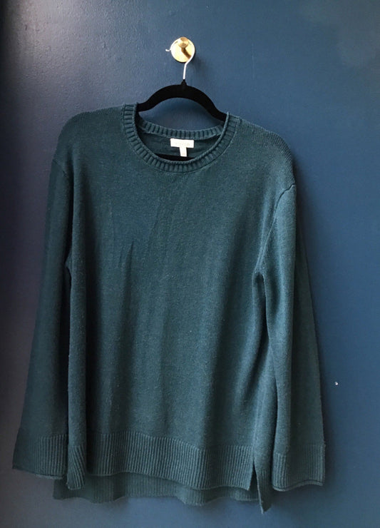 Ella Moss Round Neck Green Jade Pullover Sweatshirt Men's Size Small